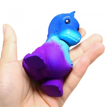 Cute Galaxy Dinosaur Squishy Cream Scented Slow Rising Squeeze Toys Phone Strap