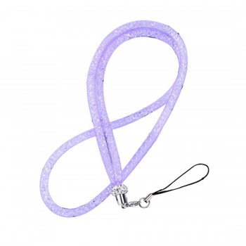 Etmakit  Top Crystal Neck Necklace Strap Lanyard U Disk ID Work Card Mobile Cell Phone Chain Straps Keychain phone Hang Rope