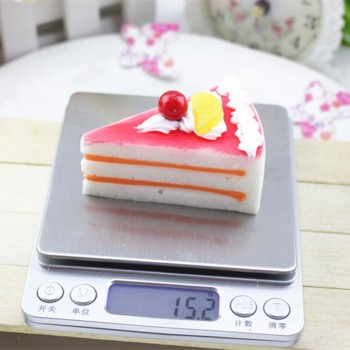 Squishies Cute Triangle Cake Squishy Slow Rising Soft Squeeze Stuffed Kids Toys Mobile Phone Straps Funny Pressure Release Gift