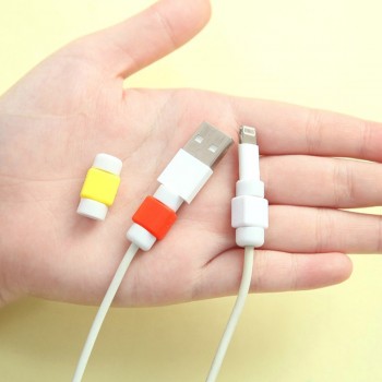 HAWEEL Headphone Wire Data Protection Cover Winder Cord Wrap Organizer, Random Color Delivery