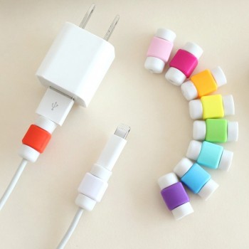 HAWEEL Headphone Wire Data Protection Cover Winder Cord Wrap Organizer, Random Color Delivery