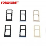 For huawei P smart / Enjoy 7S FIG-LX1 Micro Sim Card Holder Slot Tray Replacement Adapters black blue gold