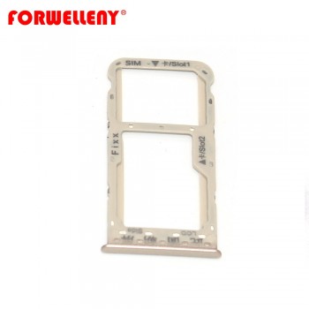 For huawei P smart / Enjoy 7S FIG-LX1 Micro Sim Card Holder Slot Tray Replacement Adapters black blue gold