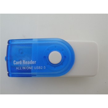 On sale  4in1 USB 2.0 High Speed Multi-Function All IN 1 MS M2 SDHC TF MMC Micro SD U-Flash Memory Card Reader adapter