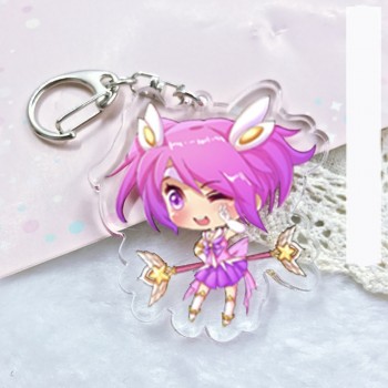 League of New Legends Acrylic keychain LOL Soraka Lee Sin Jinx ashe funny cute pendant Jewelry Accessory Chaveiro Llaveros gifts