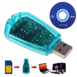 Hot sale ! Blue SIM Card Reader Copy/Cloner/Writer/Backup Kit SIM Card Reader GSM CDMA + CD Cellphone SMS Backup