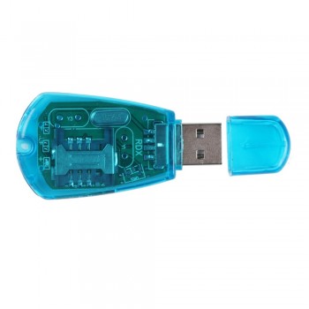 Hot sale ! Blue SIM Card Reader Copy/Cloner/Writer/Backup Kit SIM Card Reader GSM CDMA + CD Cellphone SMS Backup