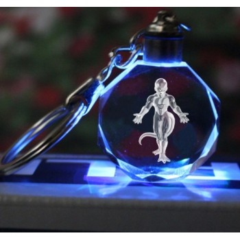 Fancyamp;Fantasy Light Up Dragon Ball  Super Saiyan Crystal Keyring Son Goku Vegeta Trunks Buu Kame-Sennin Keychain LED Pendant