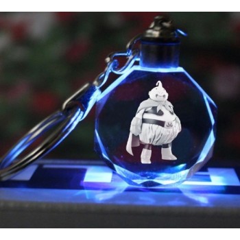 Fancyamp;Fantasy Light Up Dragon Ball  Super Saiyan Crystal Keyring Son Goku Vegeta Trunks Buu Kame-Sennin Keychain LED Pendant