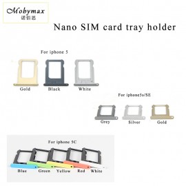 Nano SIM Card Holder Tray Slot for iPhone 5 5S SE 5C Replacement Adapter SIM Card Tray Holder Socket Apple Accessories Tools