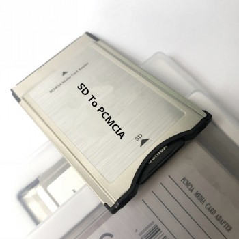NEW Geniue SD to PCMCIA Multi Card Reader Adapter For Mercedes-Benz  Benz E300 E260 E200 MP3 Memory Support 2G-32G SD Card