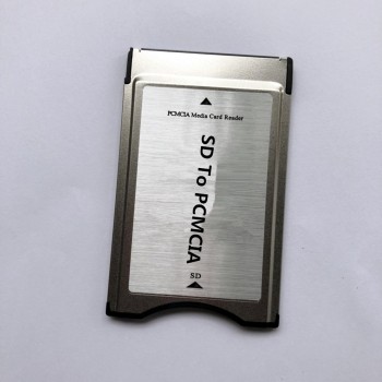 NEW Geniue SD to PCMCIA Multi Card Reader Adapter For Mercedes-Benz  Benz E300 E260 E200 MP3 Memory Support 2G-32G SD Card