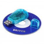Hot sale ! Blue USB Cellphone Standard SIM Card Reader Copy Cloner Writer SMS Backup GSM/CDMA+CD UM