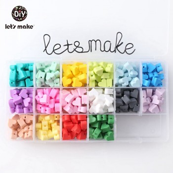 Silicone Beads BPA Free Silicone Teether 50pc 14mm Baby Teething Jewelry Making Beads DIY Teether Beads Baby Products Lets Make