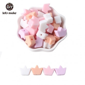 Silicone Beads BPA Free Silicone Teether 50pc 14mm Baby Teething Jewelry Making Beads DIY Teether Beads Baby Products Lets Make