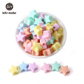 Silicone Beads BPA Free Silicone Teether 50pc 14mm Baby Teething Jewelry Making Beads DIY Teether Beads Baby Products Lets Make