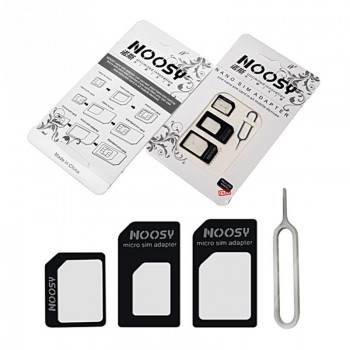 4 in 1 Smart Phone Accessories Nano Sim Card Adapters+Micro Sim +Stander Sim Card SIM Card amp; Tools For Iphone 4 4S 5 5S 5C