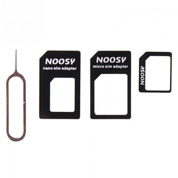 4 in 1 Smart Phone Accessories Nano Sim Card Adapters+Micro Sim +Stander Sim Card SIM Card amp; Tools For Iphone 4 4S 5 5S 5C