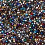 100pcs 4mm Mixed color Bicone Austria Crystal Beads charm Glass Bead Loose Spacer Bead for DIY Jewelry Making