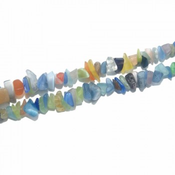 5-8MM Irregular Shape Freeform Chip Natural Stone Bead Pink Quartz Amethysts Agates Lapis lazuli For Jewelry Making DIY Necklace