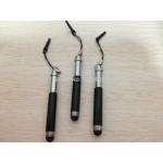 5pcs Aluminum universal elastic phone collapsible touch screen pen mini stylus capacitive pen for iphone samsung huawei xiaomi