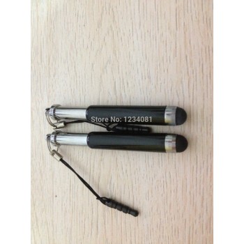 5pcs Aluminum universal elastic phone collapsible touch screen pen mini stylus capacitive pen for iphone samsung huawei xiaomi