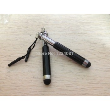 5pcs Aluminum universal elastic phone collapsible touch screen pen mini stylus capacitive pen for iphone samsung huawei xiaomi