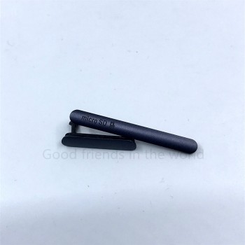 Single Dual SIM Dust-proof Block Cover Cap for SONY Xperia Z3 SIM Card Micro SD Card Cover Replacement Spare Parts