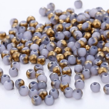 200pcs 4mm Round Shape Crystal Beads Glass Beads Loose Spacer Bead for DIY Jewelry Making U pick color