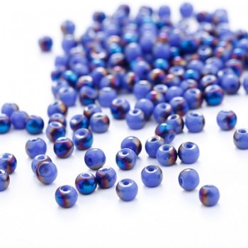 200pcs 4mm Round Shape Crystal Beads Glass Beads Loose Spacer Bead for DIY Jewelry Making U pick color