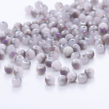 200pcs 4mm Round Shape Crystal Beads Glass Beads Loose Spacer Bead for DIY Jewelry Making U pick color