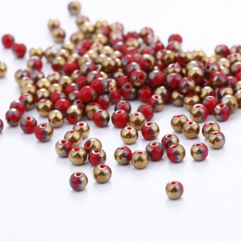 200pcs 4mm Round Shape Crystal Beads Glass Beads Loose Spacer Bead for DIY Jewelry Making U pick color