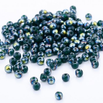 200pcs 4mm Round Shape Crystal Beads Glass Beads Loose Spacer Bead for DIY Jewelry Making U pick color