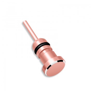 CatXaa Audio Music Dust Plug 3.5 AUX Headset  Interface Mobile Phone Card Retrieve Card Pin for Apple Iphone 5 6 Plus Samsung