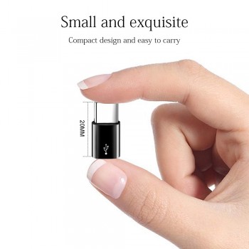 Ascromy 3PCS Micro USB to Type C Adapter Converter For Xiaomi Huawei P20 Lite Honor 10 Mate 20 Pro One Plus 6T Oneplus 6 5 Typec
