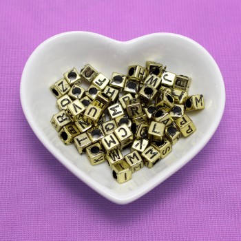 100pcs Letter Beads DIY Accessories for Child Alphabet Bead Handmade Material Acrylic Digital English Alphabet Beads 36 colors