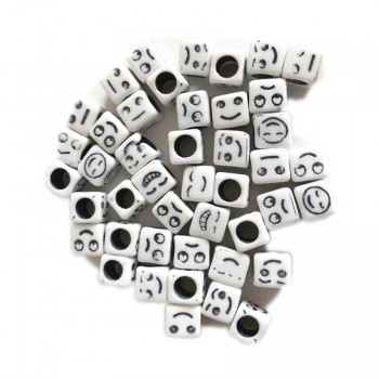 100pcs Letter Beads DIY Accessories for Child Alphabet Bead Handmade Material Acrylic Digital English Alphabet Beads 36 colors