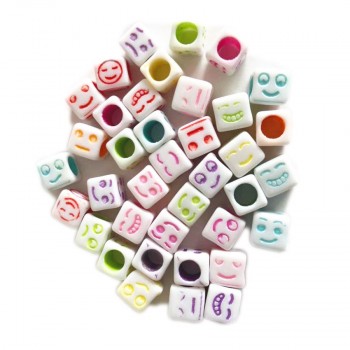 100pcs Letter Beads DIY Accessories for Child Alphabet Bead Handmade Material Acrylic Digital English Alphabet Beads 36 colors
