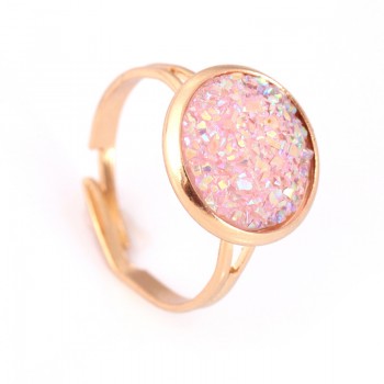 2018 New Fashion Adjustable Rings for Women Crystal Open Ring Statement Engagement Jewelry Female Gold Silver Color Rings