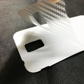 5pcs for Samsung J3 J5 J7 2017 J4 J6 J8 Plus 2018 Back Film Protector Anti-fingerprint Matte Carbon Fiber Sticker Decor