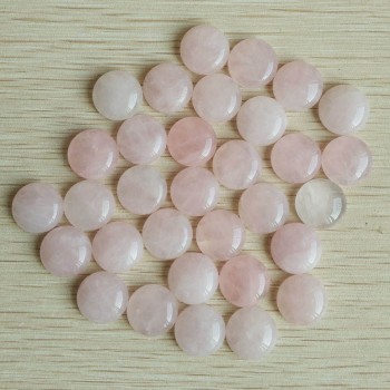 Wholesale 50pcs/lot 2018 fashion good quality assorted natural stone mix round cabochon stone beads 16mm for jewelry making free