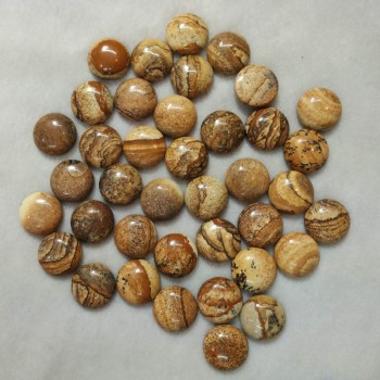Wholesale 50pcs/lot 2018 fashion good quality assorted natural stone mix round cabochon stone beads 16mm for jewelry making free