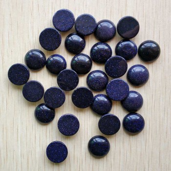 Wholesale 50pcs/lot 2018 fashion good quality assorted natural stone mix round cabochon stone beads 16mm for jewelry making free