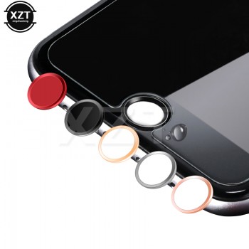 Hot Aluminum Touch ID Home Button Sticker For iPhone 8 7 7 6 6s Plus 5s Support Fingerprint Identification Unlock Touch Key