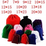 10 pcs/lot 5x7cm 7x9cm 9x12cm 10x15cm Coloful Velvet Pouches Jewelry Packaging Display Drawstring Packing Gift Bags amp; Pouches