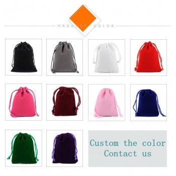 10 pcs/lot 5x7cm 7x9cm 9x12cm 10x15cm Coloful Velvet Pouches Jewelry Packaging Display Drawstring Packing Gift Bags amp; Pouches