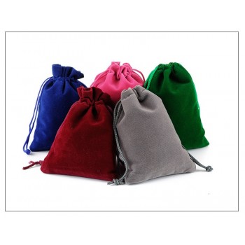 10 pcs/lot 5x7cm 7x9cm 9x12cm 10x15cm Coloful Velvet Pouches Jewelry Packaging Display Drawstring Packing Gift Bags amp; Pouches