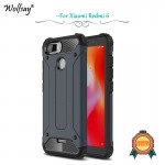 Xiaomi Redmi 6 Case xiomi redmi 6 Cover Shockproof Armor Rubber Silicone Hard Back Case For Xiaomi Redmi 6 Protective Case 5.45