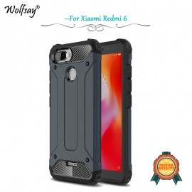 Xiaomi Redmi 6 Case xiomi redmi 6 Cover Shockproof Armor Rubber Silicone Hard Back Case For Xiaomi Redmi 6 Protective Case 5.45
