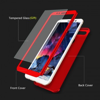 360 Protective Case For Huawei Y5 Y6 Y7 Prime Pro 2017 Y9 GR5 2018 2019 Case On For Huawei Cover Case With Tempered Glass